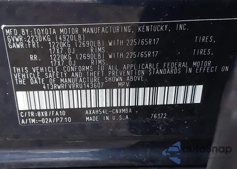 2024 Toyota Rav4 Hybrid Xle z USA, uszkodzony, nr VIN 4T3RWRFV8RU143607